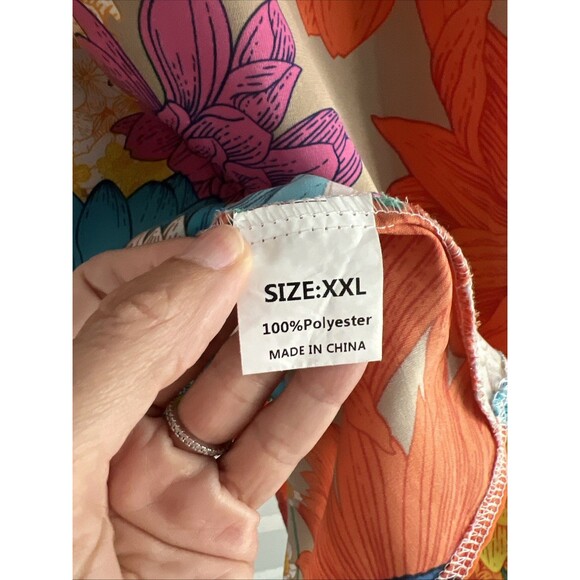 St. Frock Ava Dress Bright Floral XXL, Swim cover, Summer Dress - Picture 8 of 9